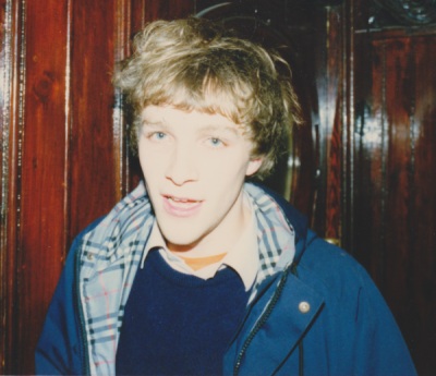 Stephen Pastel in his Anorak, Glasgow 1989